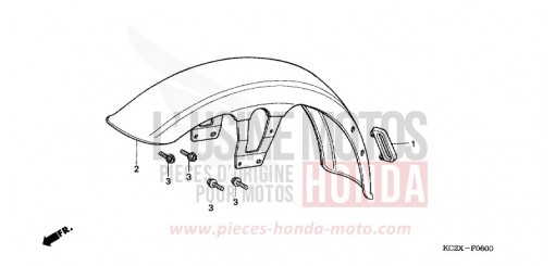 FRONT FENDER CM125CX de 1999